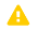 This is a white exclamation point contained within a yellow triangle.